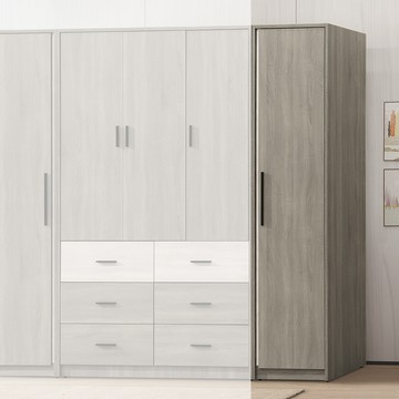 【顛覆設計】晨星芮1.5尺右桶雙吊衣櫥