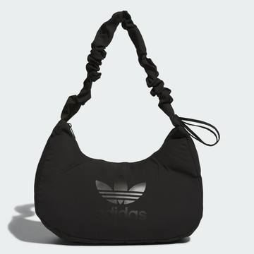 【ADIDAS】SHLDR BAG L 女款 黑色 肩背包 腋下包-JP0145