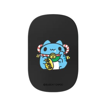 固架 MAX- MagSafe 兼容 黑 - 貓貓蟲咖波 Bugcat Capoo - 招財咖波