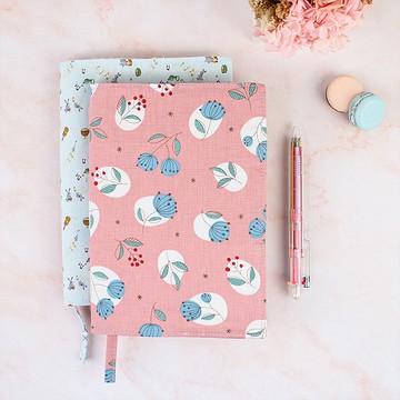 Chuyu B6/32K 花布可調式書衣/書皮/筆記手帳書套/本子保護套-03