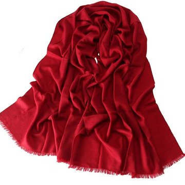 astory網紅純色舒適女款春秋冬80支加密披肩純羊毛超長款圍巾披肩