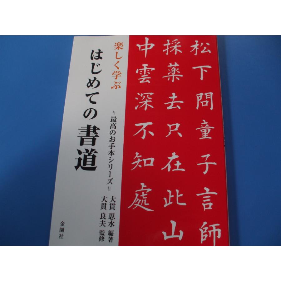 楽しく学ぶ はじめての書道 大貫 思水 編著