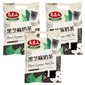 馬玉山 黑芝麻奶茶 每包含鈣  20g  12包  3袋