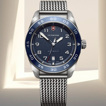 VICTORINOX 瑞士維氏 噴砂 數字機械腕錶 禮物 推薦 VISA-242045