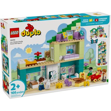 [樂享積木] LEGO 10470 3 合 1 現代住家玩偶組 得寶系列