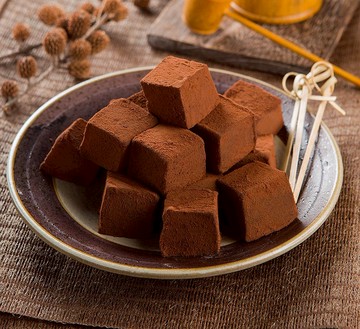 香淳微苦-可可蕨餅