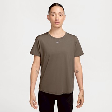 NIKE 短袖上衣 女 AS W NK ONE CLASSIC DF SS TOP 棕 FN2799-233 (3S4327)
