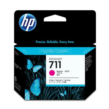 【現貨+免運】HP CZ135A NO.711 原廠紅色墨水匣(29ml*3) 繪圖機T120/T520/T130/T530專用｜領券最高折$220