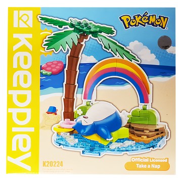 KEEPPLAY 奇妙積木 寶可夢 小場景系列 K20224  卡比獸 慵懶小憩 多色  1盒