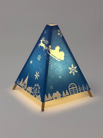 wAndon（手工日本紙燈籠套件聖誕節）