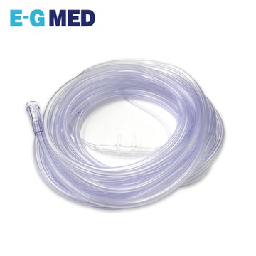 【醫技】氧氣鼻管 成人 (長度6M、白色透明、彎型鼻管) EG-1301