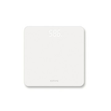 【KINYO】LED簡約極白體重計 DS-6570 LED螢幕 最大測量180kg 非藍芽【壹品藥局】