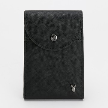 PLAYBOY - 卡片夾 Conquer系列 - 黑色/132-5215-09-2