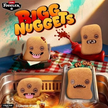 【FUGGLER】放克牙寶/牙齒怪 18吋 好大的煩人雞塊 娃娃玩偶(隨機出貨)【墊腳石】