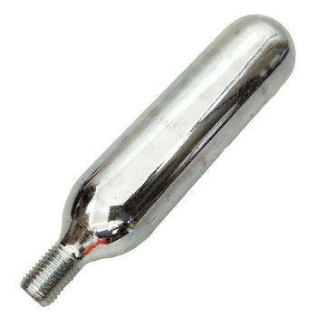 【CO2 16g 小鋼瓶】台灣製造 帶牙鋼瓶 打氣筒用 有牙鋼瓶 補充氣瓶 快速 高壓鋼瓶罐【K23-24】