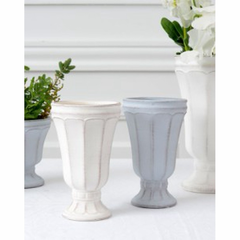 Ceramic Vase Country Gris Et Blanc フラワーベース ｍサイズ ２色 240 162 陶器 おしゃれ 花瓶 花器 花材 資材 インテリア 通販 Lineポイント最大1 0 Get Lineショッピング