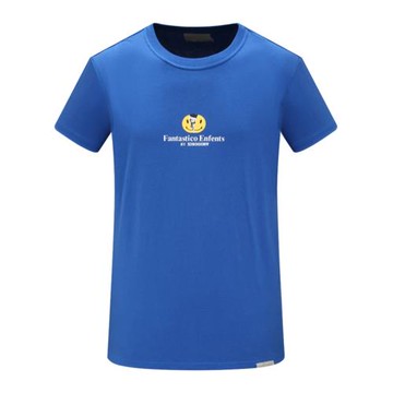 SF72路嘉男式夏季短袖T恤 棉圓領套頭休閑商務上衣