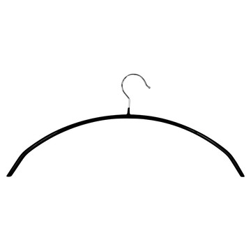 LIENO 半圓防滑衣架 黑色  1組