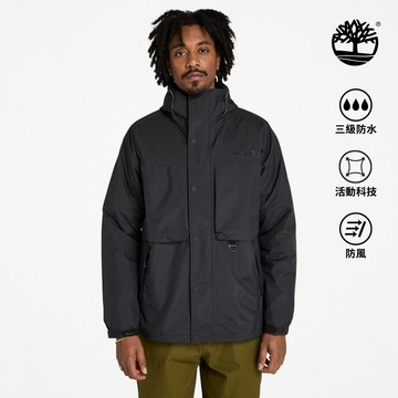Timberland 男款黑色Mobi Flex®三合一機能外套|A6A8Y001