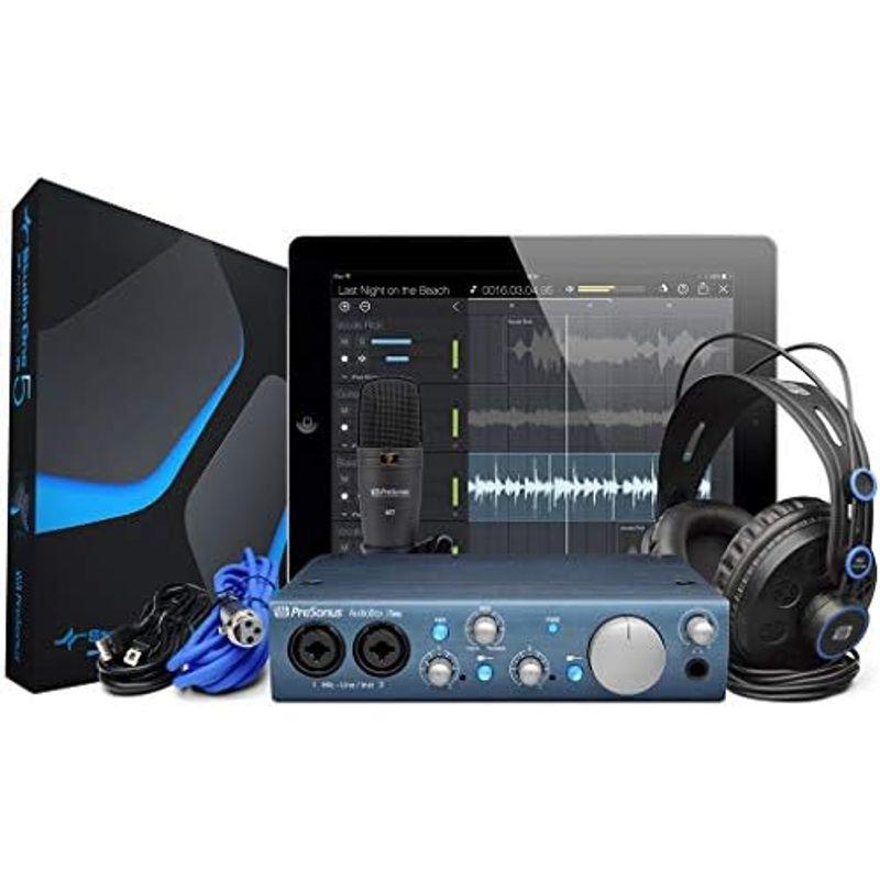 オーディオ・インターフェース PreSonus AudioBox iTwo USB iPadオーディオ・インターフェース 24Bit 96kHz 2入力 2出力 Stud