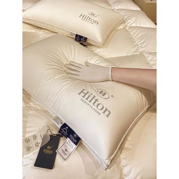 星級酒店枕頭熱銷護頸椎助睡眠不塌陷半蕎麥枕頭枕芯內膽結婚一對