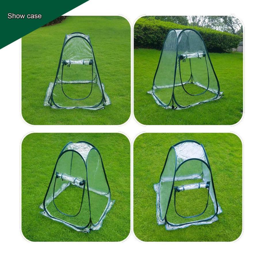 porayhut Pop Up Greenhouse Cover Flower House Mini Gardening Plant Flower S