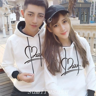 ペアルック パーカー ペア 厚手 裏起毛 ペアパーカー カップル トレーナー スウェット 可愛い お揃い カップルパーカー ジャージ スポーツウェア 通販 Lineポイント最大get Lineショッピング