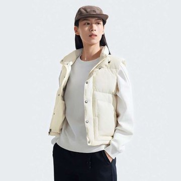 The North Face 北面 女 可收納連帽羽絨背心 NF0A83UZQLI
