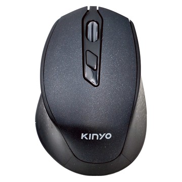 Kinyo 2.4GHz 無線靜音滑鼠  GKM-917  黑色