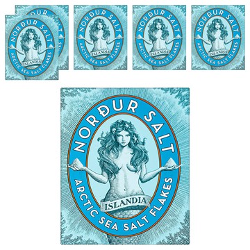 NORDUR 冰島女神 海鹽 原味  125g  6盒