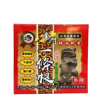 金門一條根 上辰堂 金牌一條根精油軟膏(100g/瓶)x2瓶