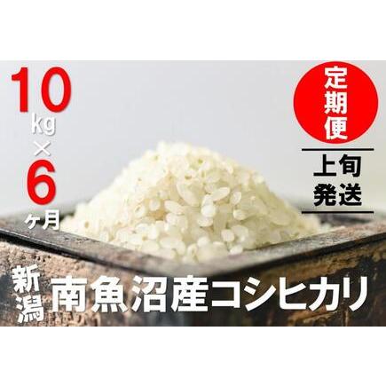 ふるさと納税 10kg×6ヶ月　南魚沼産コシヒカリ　うちやま農園米 新潟県南魚沼市