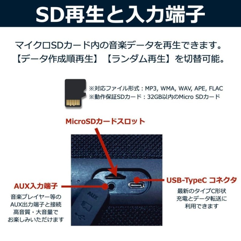 スピーカー Bluetooth 高音質 防水 大音量 重低音 ワイヤレス