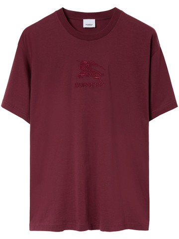 Burberry - EKD cotton T-Shirt - men - Cotton - XXS - Red
