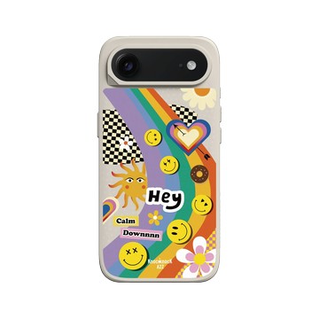 iPhone Air SolidX 貝殼灰 - Knock Knock A2Z - Rainbow slide