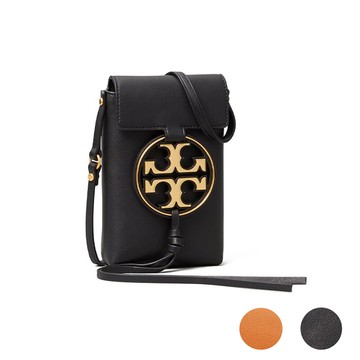 TORY BURCH MILLERMETAL-LOGO手機斜跨包 斜背包 61183(預購+黑現貨整新) ~【 菲尼斯 國際精品 ★ 疊加現抵$2099 】  女神手袋
