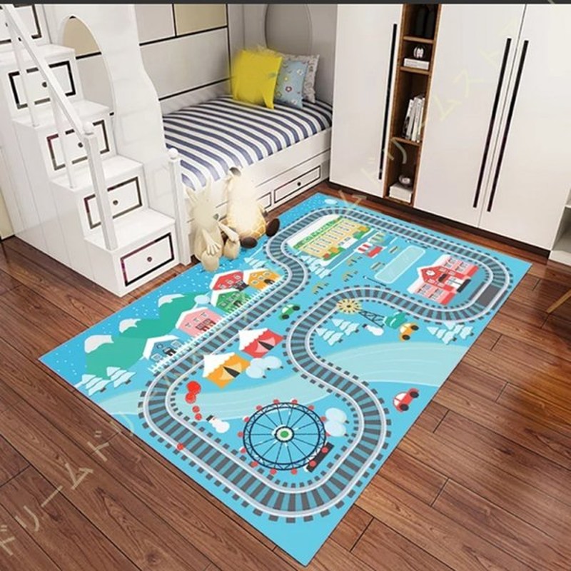 赤ちゃん プレイマット キッズラグ 防音 保温 カラフル 玄関マット カーペット 道路 フロアマット カーペット 低反発 ラグ マット ロードマップ ふわふわ 通販 Lineポイント最大0 5 Get Lineショッピング