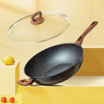 ASD 愛仕達 美式原礦系列不沾深炒鍋34cm