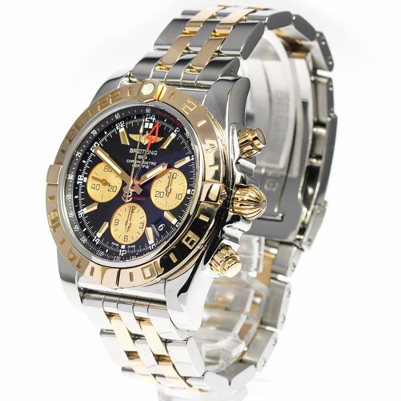 ☆良品☆箱・保証書付き【BREITLING】ブライトリング クロノマット44 GMT CB0420 自動巻き メンズ_691707 |  LINEショッピング