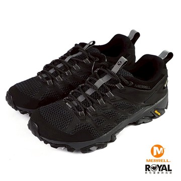 Merrell Mobe Fst 2 Gtx 黑色 網布 防水 黃金大底 健行運動鞋 男款 NO.B1518【新竹皇家 J599533】