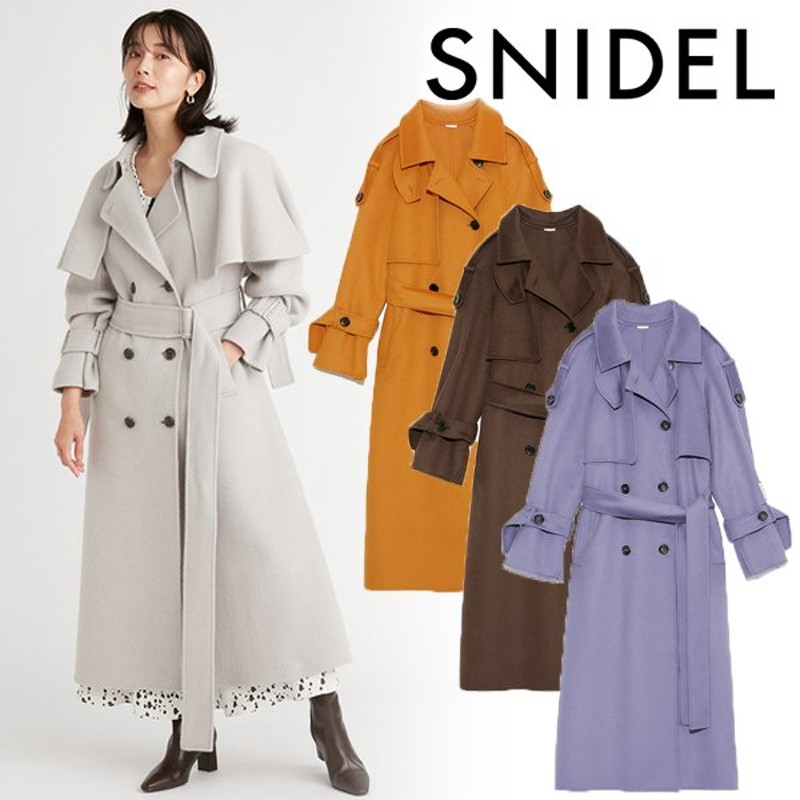 期間限定10%OFF／即日発送/SNIDEL スナイデル/ウロコカシミアスタンドカラーコート SWFC224001 /2022秋冬 FW/新作/ キャンセル返品不可/ 通販 LINEポイント最大0.5%GET | LINEショッピング