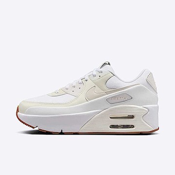 Nike Air Max 90 Lv8 FD4328-111 女 運動休閒鞋 復古 雙層氣墊 緩震 厚底 白 米黃