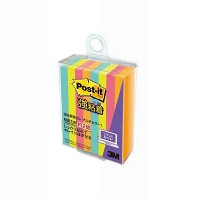 3M スリーエムジャパン  Post-it ポスト・イット 強粘着見出し マルチカラー1 混色4色 カレイドスコープ 700SS-MC-1