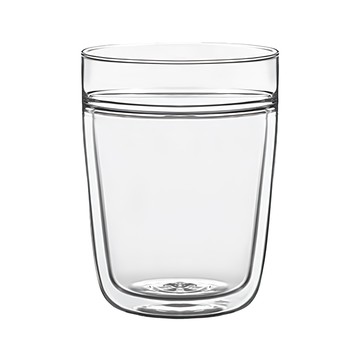 TG 雙層水杯 300ml 耐熱玻璃水杯  透明色  1個