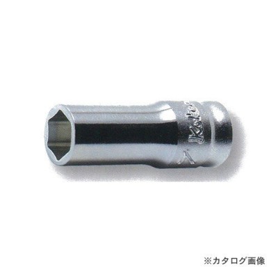 コーケン Ko-ken Z-EAL 1/4”(6.35mm)6角セミディープソケット 7mm 2300XZ-7