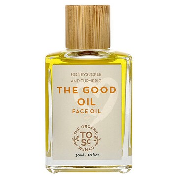 The Organic Skin Co., The Good Oil，面部護理油，金銀花和姜黃，1 液量盎司（30 毫升）
