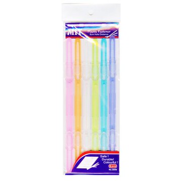 【文具通】袋入果凍塑膠原子夾6支入 L1100017【APP滿額下單10%點數(單一帳號最高5000點)】1/31止