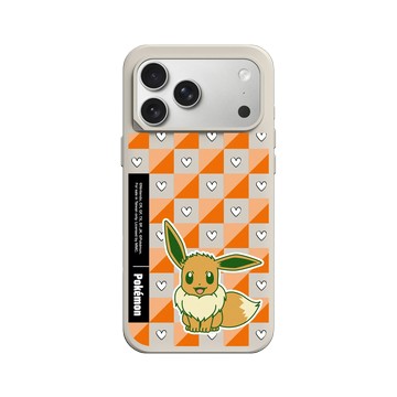 iPhone 17 Pro Max SolidX 貝殼灰 - 寶可夢 Pokemon - 多彩系列-伊布格紋