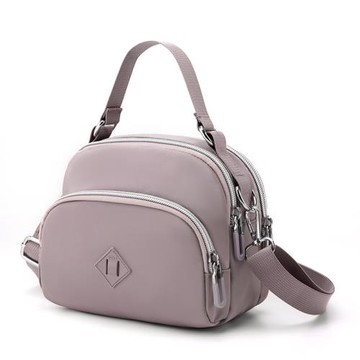 手提女士小包包防潑水尼龍媽媽斜挎女包單肩迷你帆布買菜手機包女