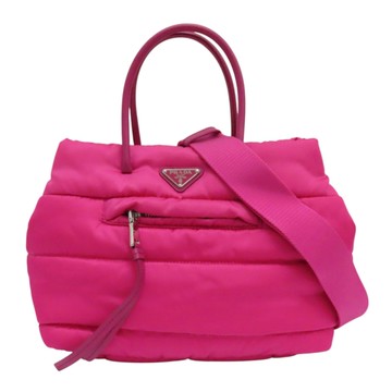 PRADA 普拉達 粉色 尼龍 兩用包 BN2766 【二手名牌BRAND OFF】